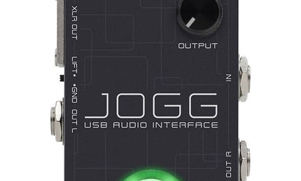 USB audio interface JOGG, with VStomp Amp software