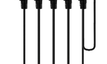 HoTone - DCA-10 - Power Distribution Cable with 10 Female Angled Connectors