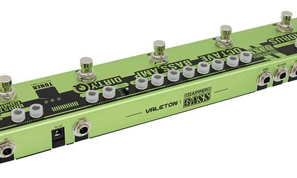 effect strip DAPPER BASS with tuner + chorus + octaver + EQ + FUZZ + compressor, with FX loop