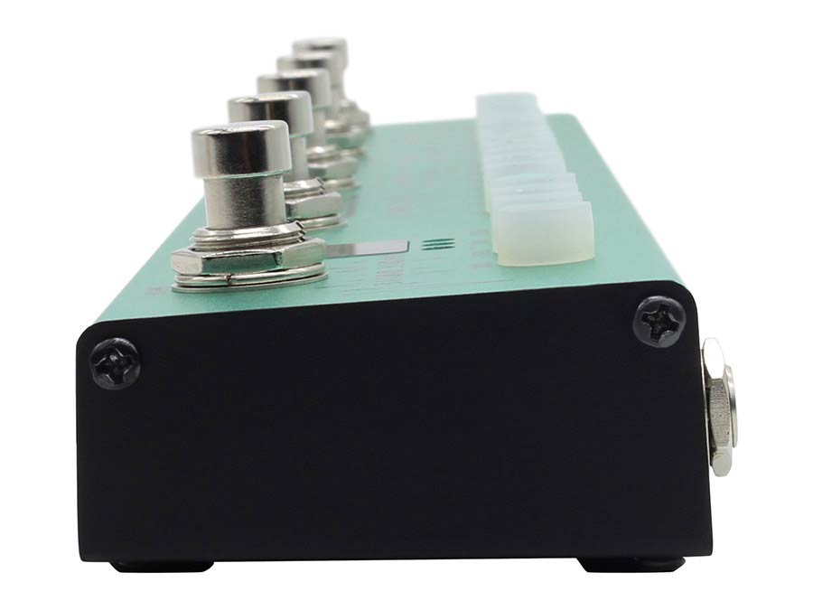 Valeton - Ves-5 - Effect Strip Dapper Indie with Tuner + Fuzz + Echo + Drive + Modulation + Reverb