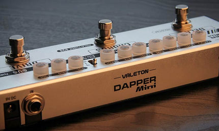 effect strip DAPPER MINI with tuner + overdrive + chorus + delay, with cab simulation