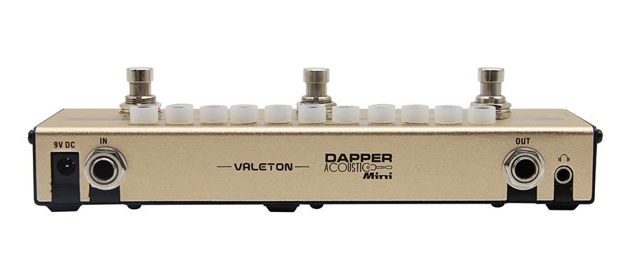 Valeton - Mes-4 - Effect Strip Dapper Acoustic Mini with Tuner + Compressor + Preamp + Reverb