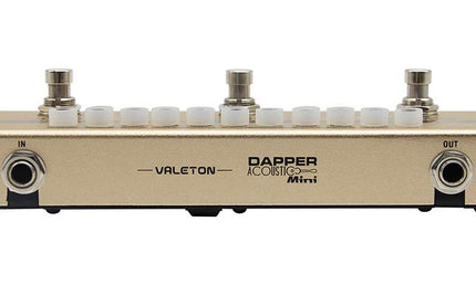 effect strip DAPPER ACOUSTIC MINI with tuner + compressor + preamp + reverb, with cab simulation