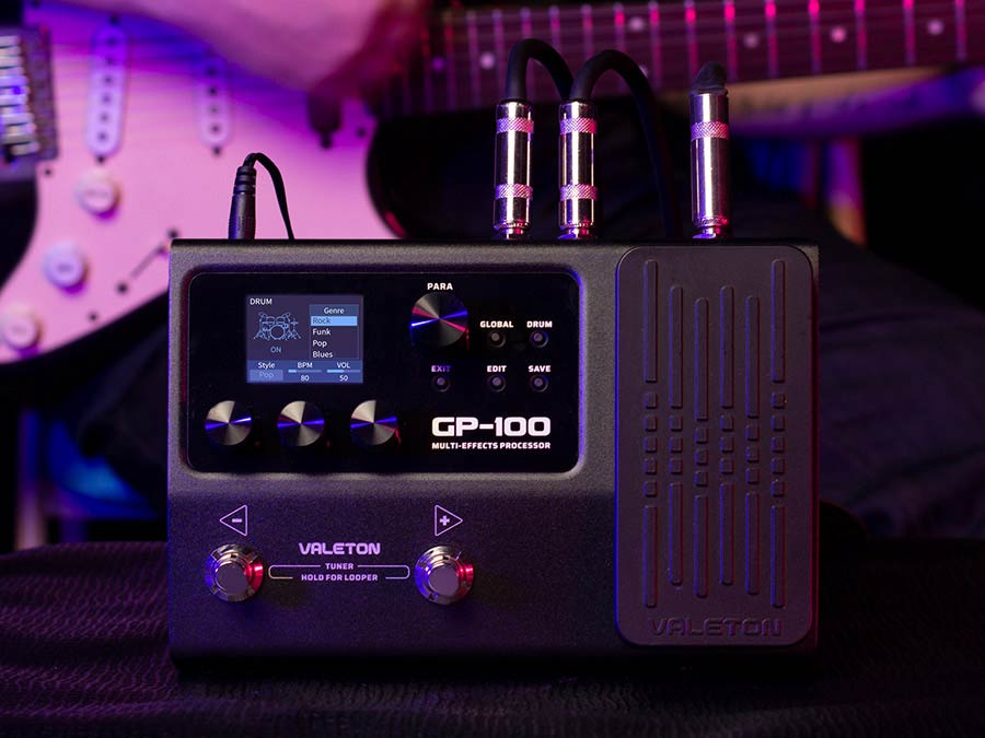 Valeton - Gp-100 - Multi-Effects Processor with Ir + Amp/cab Simulation + Effects