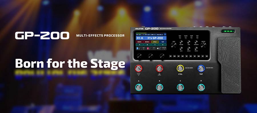 Valeton - Gp-200 - Multi-Effects Processor with Ir + Amp/cab Simulation + Effects + Looper + Audio Interface