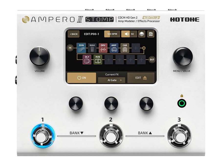 HoTone - MP-300 - amp modeler and effects processor AMPERO II STOMP