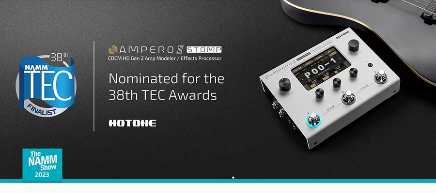 HoTone - MP-300 - Amp Modeler and Effects Processor AMPERO II STOMP