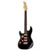 lefty electric guitar S-style black