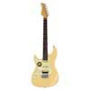 lefty electric guitar S-style vintage white