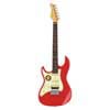 lefty electric guitar S-style red