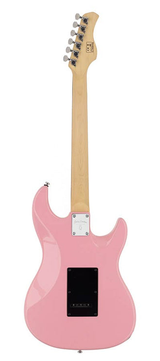 lefty electric guitar S-style pink