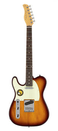 lefty electric guitar T-style tobacco sunburst