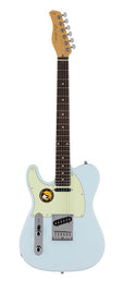 lefty electric guitar T-style sonic blue