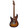 lefty electric guitar S Vintage style 3 tone sunburst