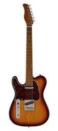 lefty electric guitar T-style 3 tone sunburst