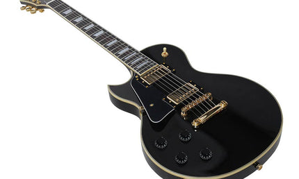 lefty electric guitar L-style black