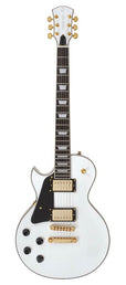 lefty electric guitar L-style white