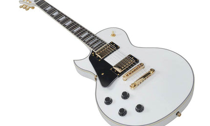 lefty electric guitar L-style white