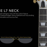 Sire Guitars - L7l/wh - Lefty Electric Guitar L-Style White – White