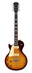 lefty electric guitar L-style with P90s tobacco sunburst