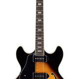 Sire Guitars - H7VL/VS - lefty electric guitar archtop with P90s vintage sunburst – Vintage Sunburst