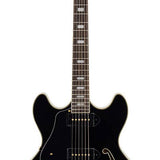 Sire Guitars - H7VL/BK - lefty electric guitar archtop with P90s black – P90S Black