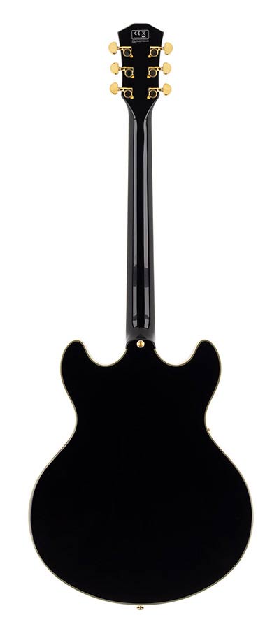 Sire Guitars - H7vl/bk - Lefty Electric Guitar Archtop with P90s – Black