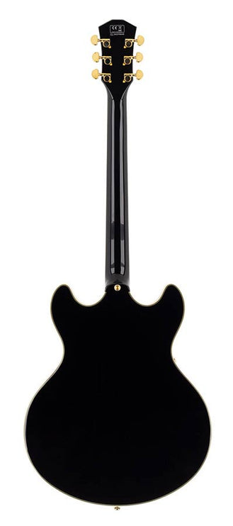 Sire Guitars - H7vl/bk - Lefty Electric Guitar Archtop with P90s – Black