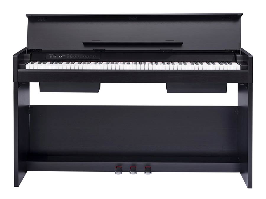 digital compact piano, 88 keys graded hammer action (K6s), 2 x 20 watt - black satin