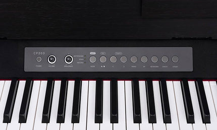 digital compact piano, 88 keys graded hammer action (K6s), 2 x 20 watt - black satin