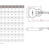 Kremona - S58C - Classic Guitar 3/4 Scale Solid Cedar and Sapele