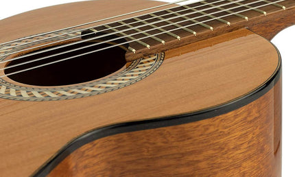 classic guitar 1/2 scale solid cedar and sapele, gloss finish