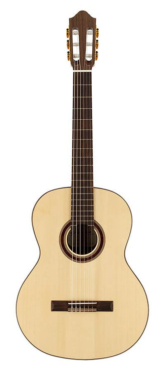 classic guitar solid spruce and solid walnut, gloss finish