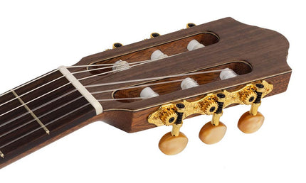 classic guitar solid spruce and solid walnut, gloss finish