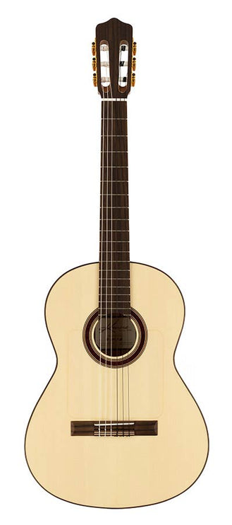 classic guitar ROSA DIVA solid spruce and solid indian silver oak, gloss finish