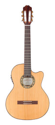 classic guitar solid red cedar and indian rosewood, gloss finish - with Fishman Classic 3