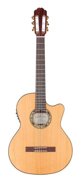 classic guitar solid red cedar and indian rosewood, gloss finish - with Fishman Classic 3