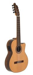 7-string classic guitar solid red cedar and indian rosewood, gloss finish - with Fishman Classic