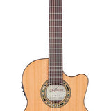 Kremona - F65CW-TLR - thinline classic guitar solid cedar and indian rosewood