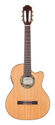 thinline classic guitar solid cedar and indian rosewood, gloss finish - with Fishman Presys Pro