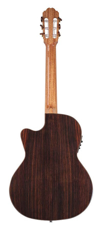 thinline classic guitar solid cedar and indian rosewood, gloss finish - with Fishman Presys Pro