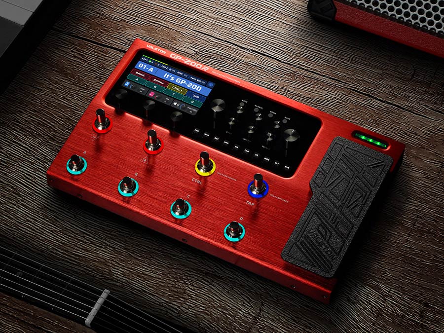 Valeton - Gp-200r - Multi-Effects Processor with Ir + Amp/cab Simulation + Effects + Looper + Audio Interface
