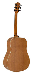 dreadnought guitar, spruce top, mahogany back & sides, amara ebony fb, natural