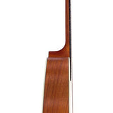 dreadnought guitar, spruce top, mahogany back & sides, amara ebony fb, natural