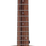 auditorium guitar, spruce top, mahogany back & sides, amara ebony fb, natural