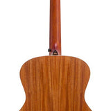 auditorium guitar, spruce top, mahogany back & sides, amara ebony fb, natural