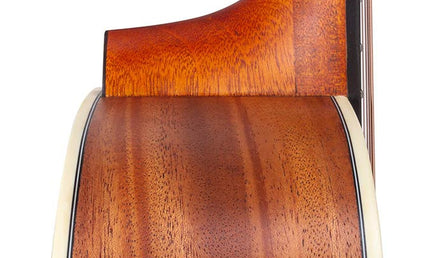 auditorium guitar, spruce top, mahogany back & sides, amara ebony fb, natural