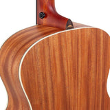 auditorium guitar, spruce top, mahogany back & sides, amara ebony fb, natural