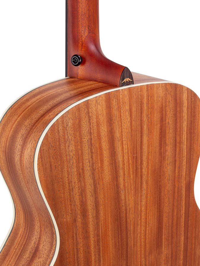 auditorium guitar, spruce top, mahogany back & sides, amara ebony fb, natural