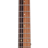 dreadnought guitar with solid spruce top, mahogany back & sides, amara ebony fb, natural